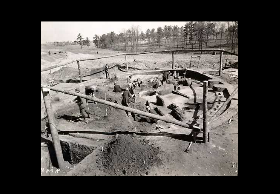 Ocmulgee excavation