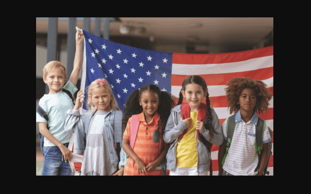 School Patriotic Activity