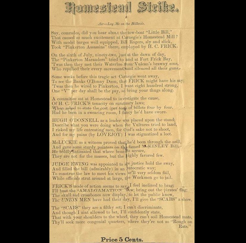 The True Stories of the Homestead Strikes