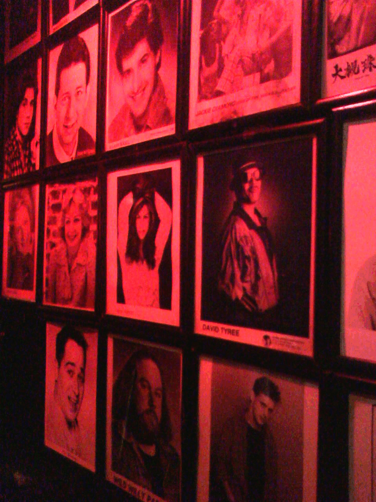 Autographed Photographs on Walls