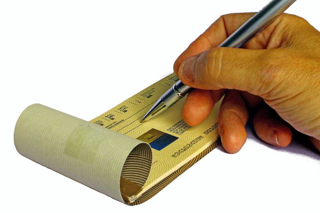 Paper Checks for Payment