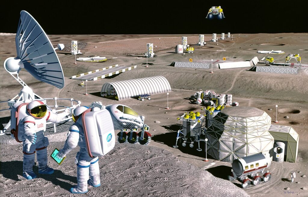Colonies on the Moon