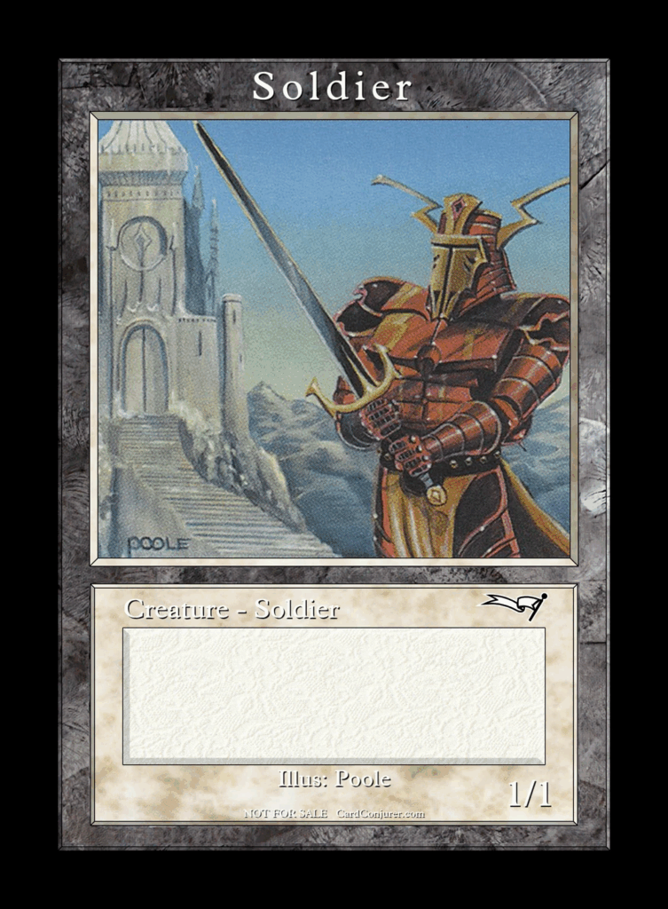 Obscure Soldier Tokens