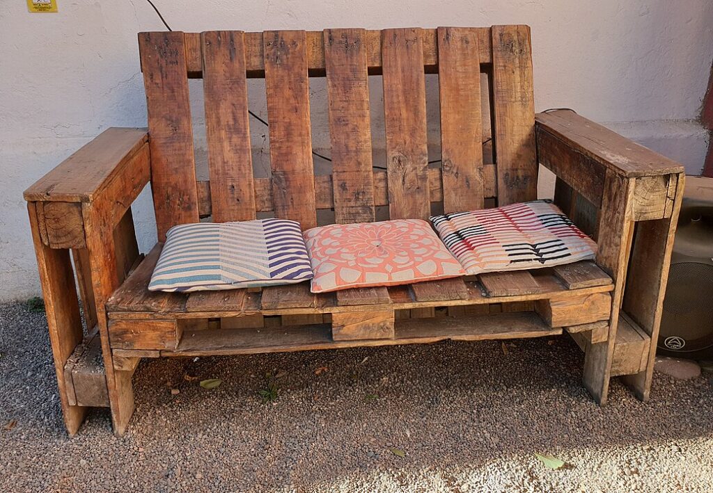 Waiting on the Wooden Bench