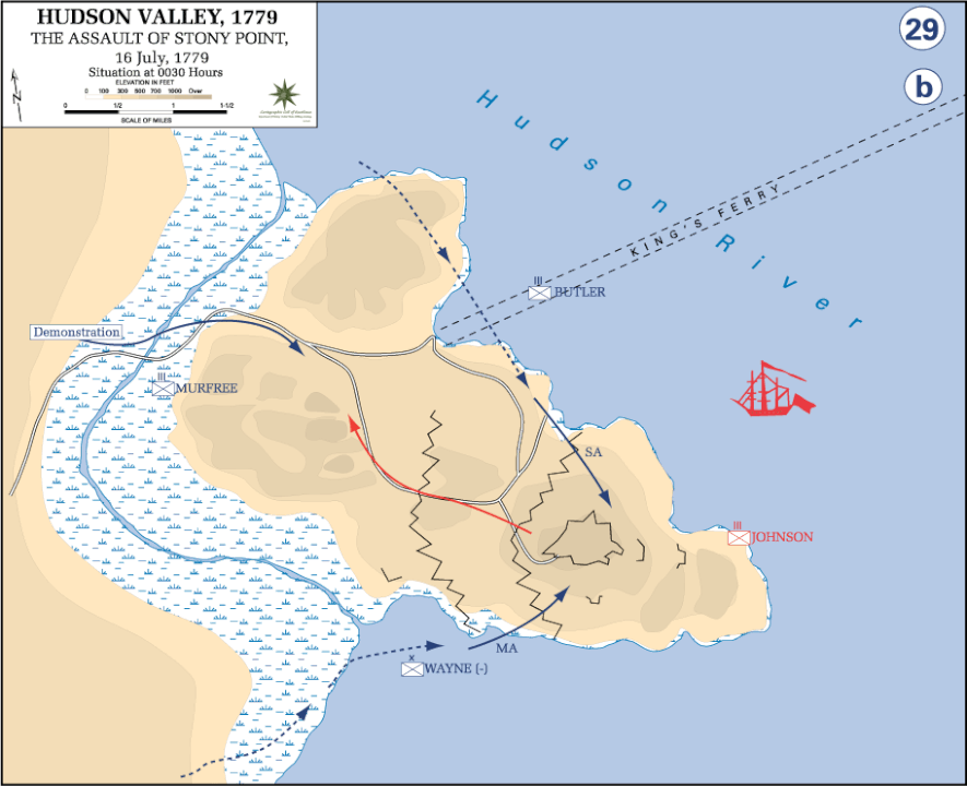 Role in the Battle of Stony Point