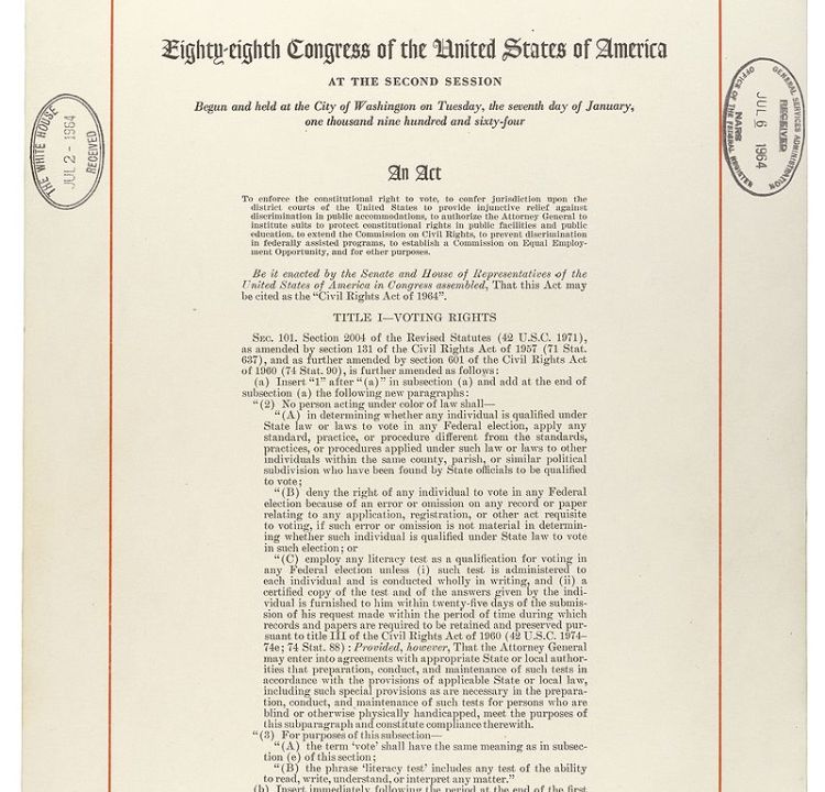 The Civil Rights Act of 1964