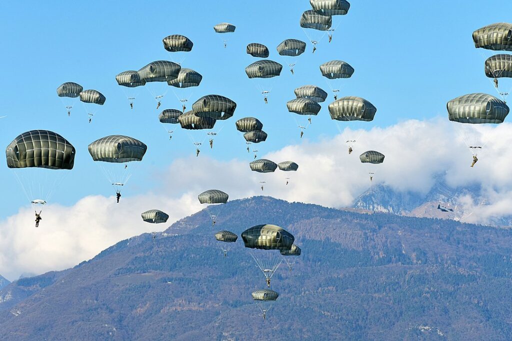 Stunning Scale and Strategy of Paratroopers