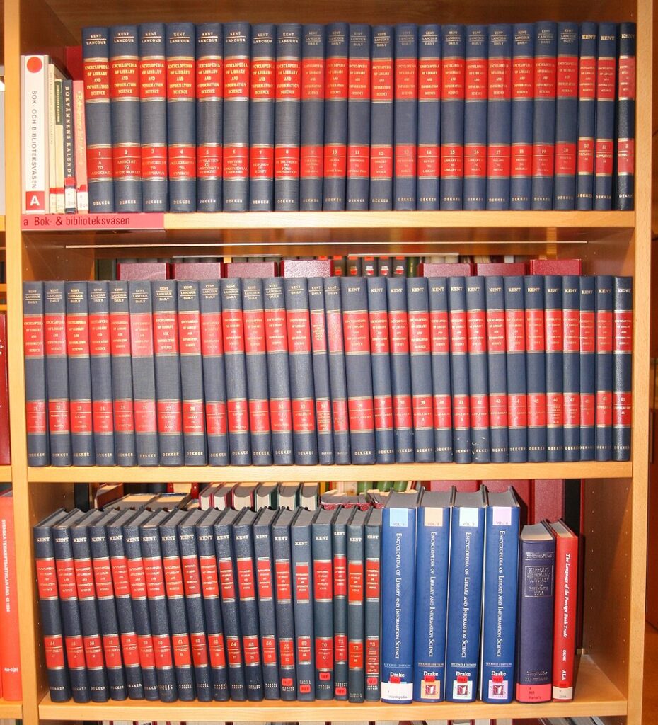 Encyclopedias in the Library