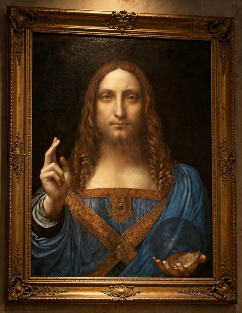 Salvator Mundi-painting